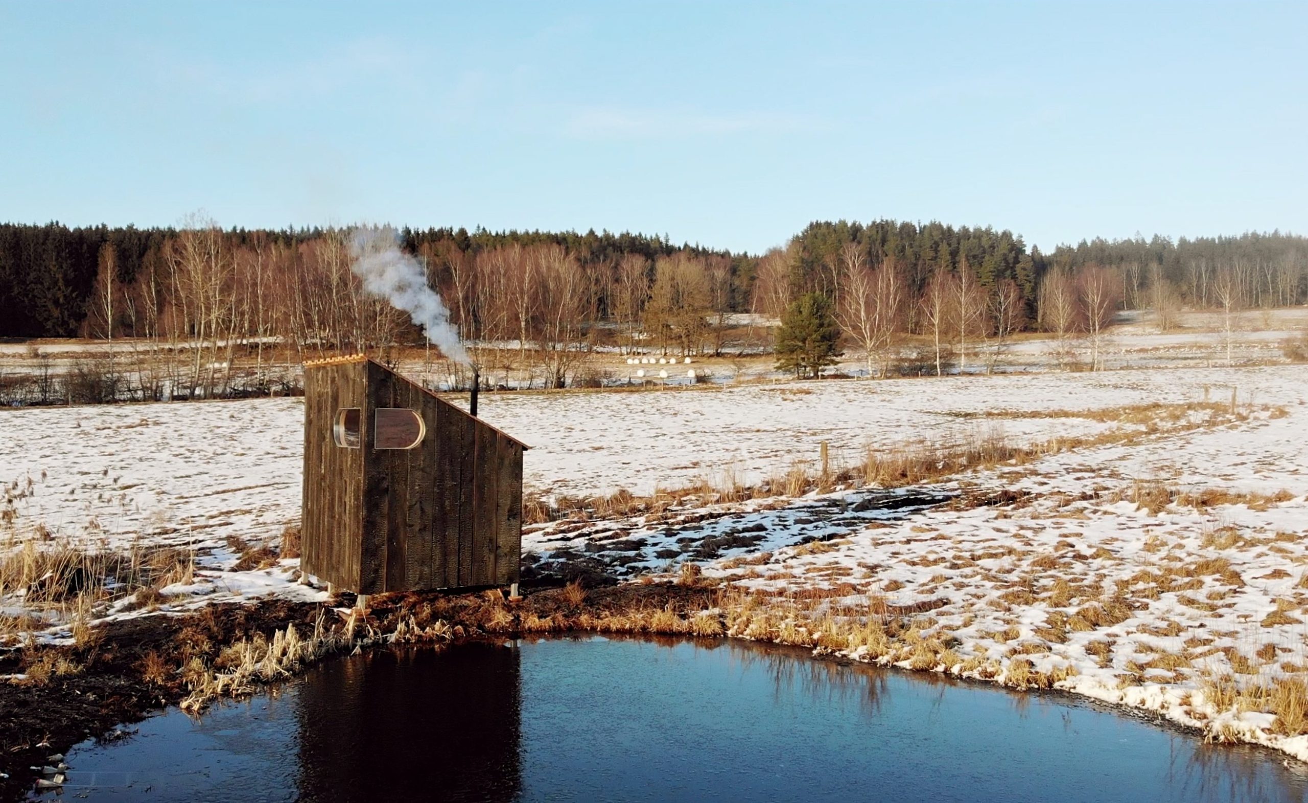 Sauna Yakisugi v Novohradských horách. Autor: KURZ architekti