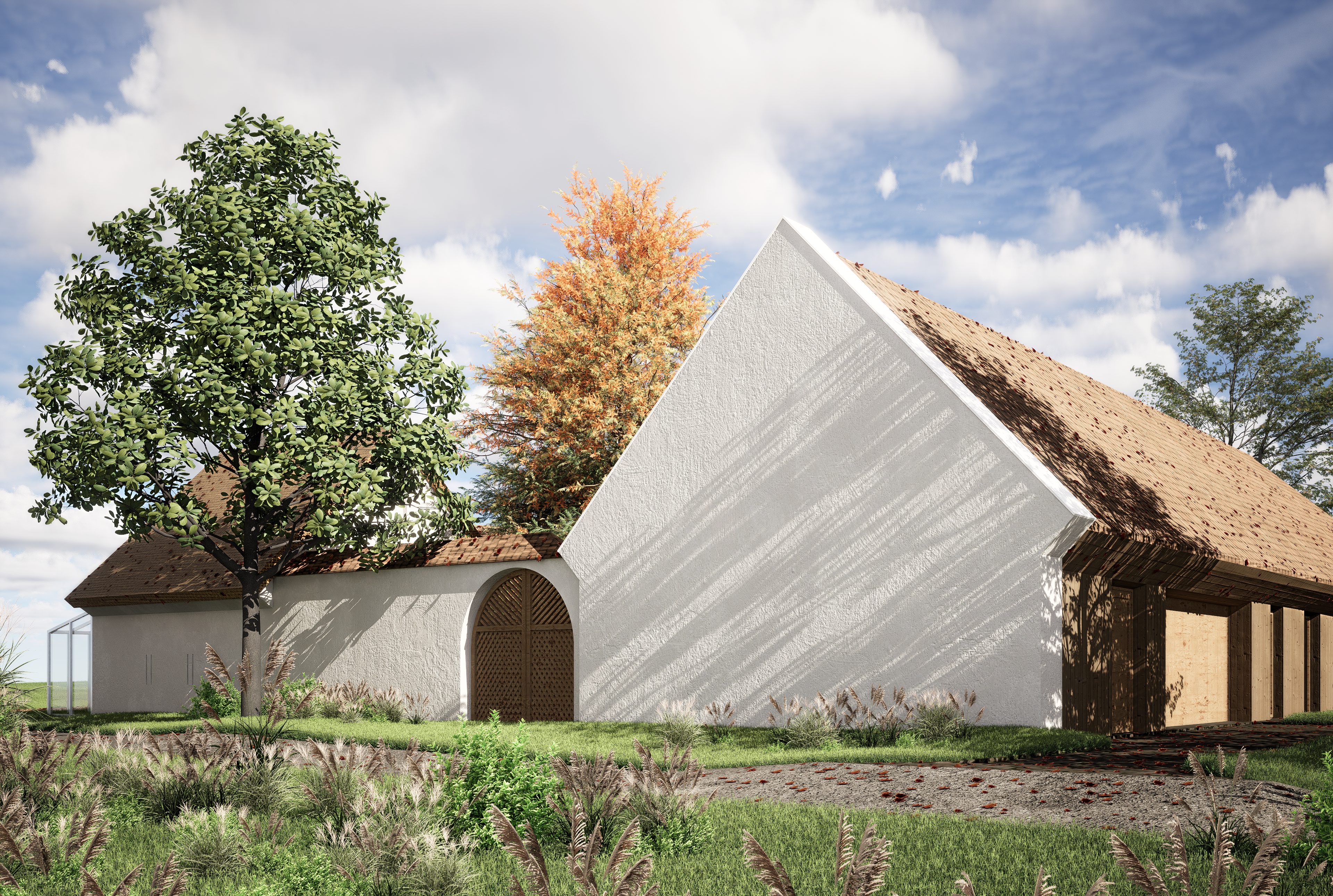 New family farm in Lhota